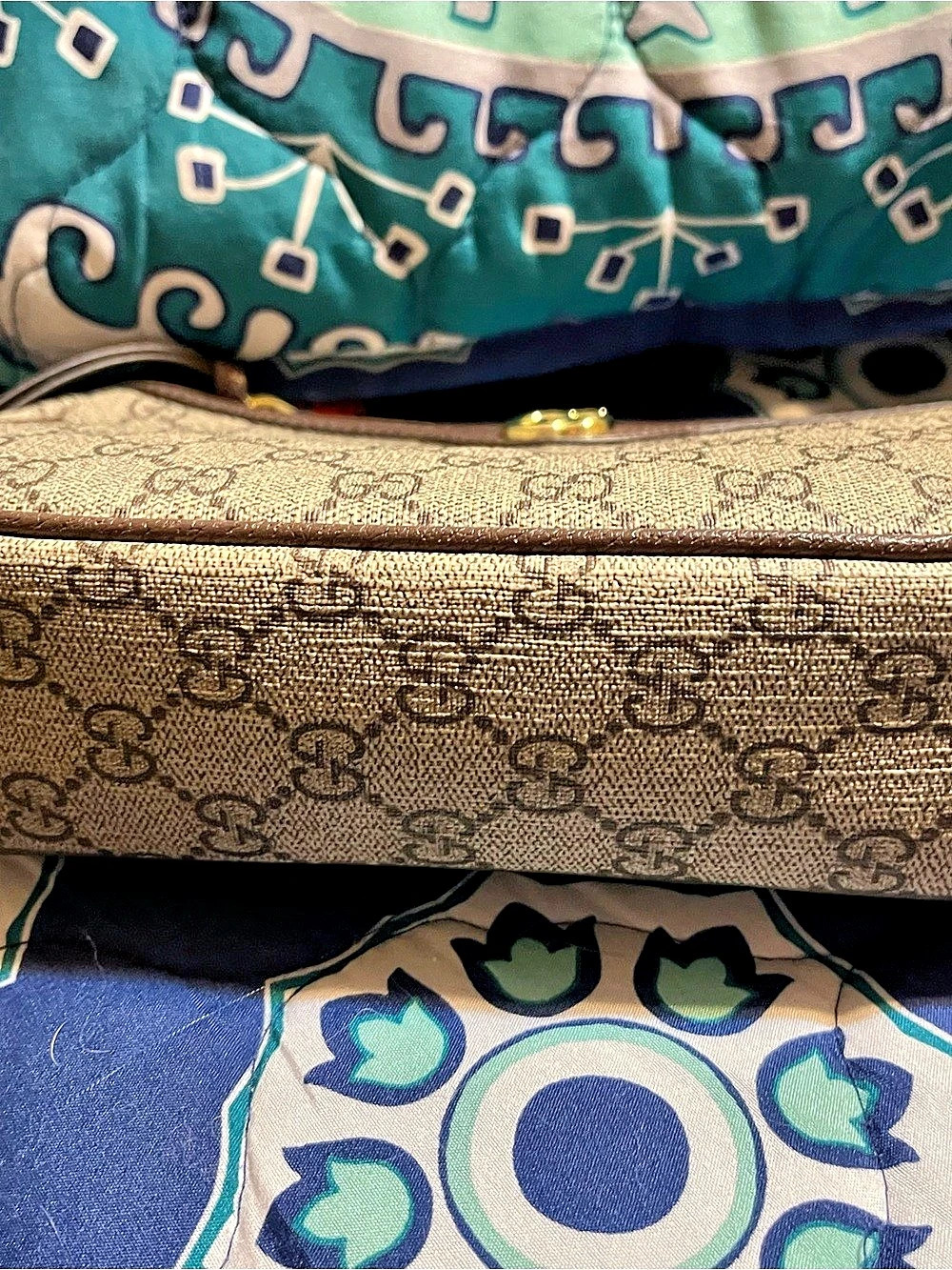 Monogram Small Shoulder Bag with Strawberry Charm - Picture 5 of 7
